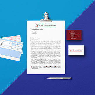 I am CRISM | Briefpapier und Visitenkarten Design für Dr. Viktoria Steinhauser