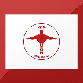 I am CRISM | Logo Design für Masho Bodybuilding