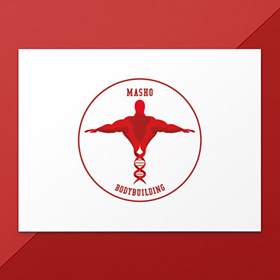 I am CRISM | Logo Design für Masho Bodybuilding