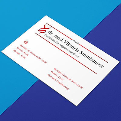 I am CRISM | Praxisschild Design für Dr. Viktoria Steinhauser