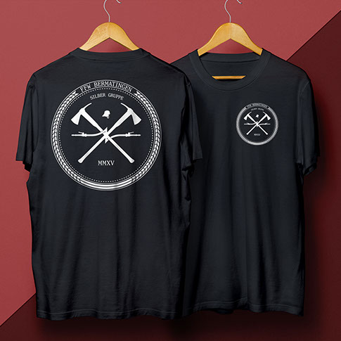 I am CRISM |T-shirt Design für die Wettkampfgruppe der Feuerwehr Bermatingen