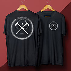 I am CRISM |T-shirt Design für die Wettkampfgruppe der Feuerwehr Bermatingen