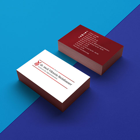 I am CRISM | Visitenkarten Design für Dr. Viktoria Steinhauser