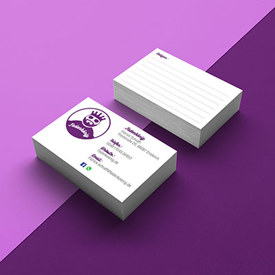 I am CRISM | Visitenkarten Design für Fadenkoenig